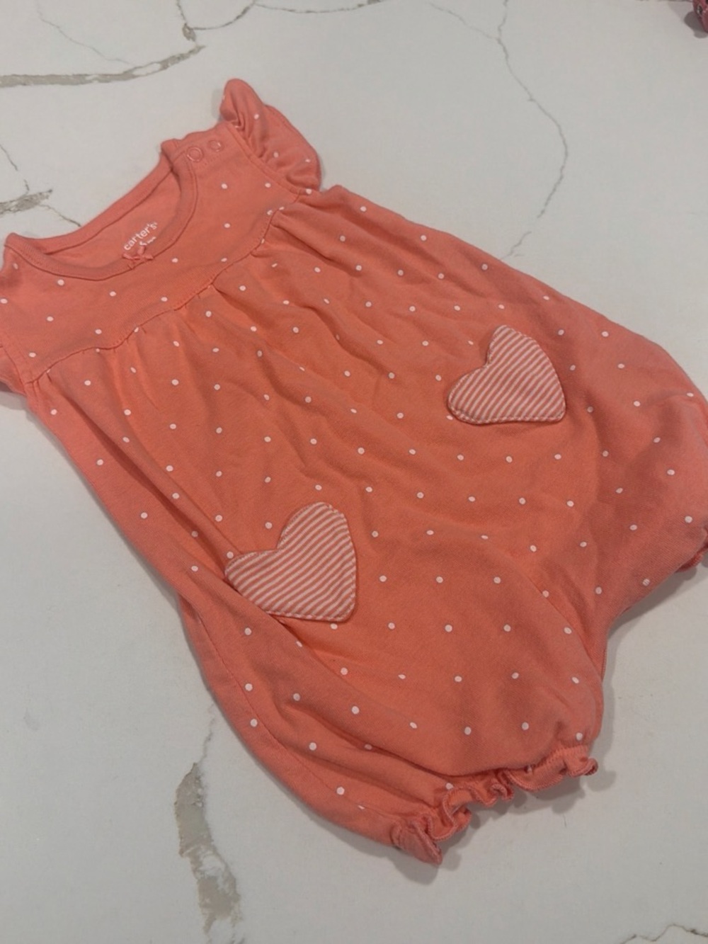 Carter's Coral Pink Baby Top